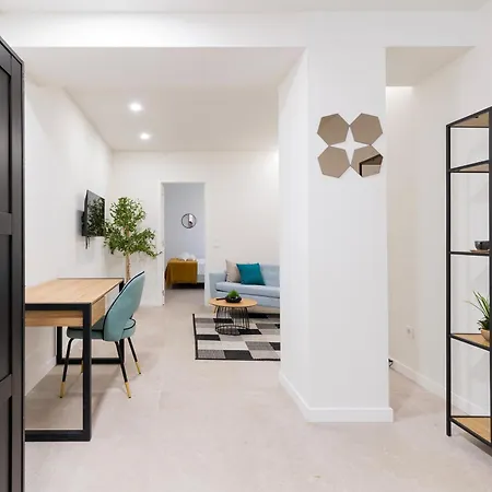 شقة Ag7 Loft Espaciosos Estudios Con Terraza Cercanos Al Metro Zona Ayora *